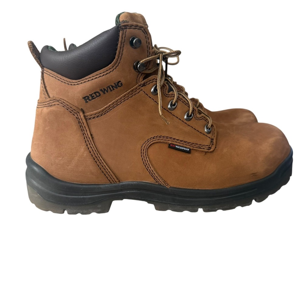 Men's Red Wing King Toe 6-Inch Waterproof Soft Safety Toe Work Boot Size 12